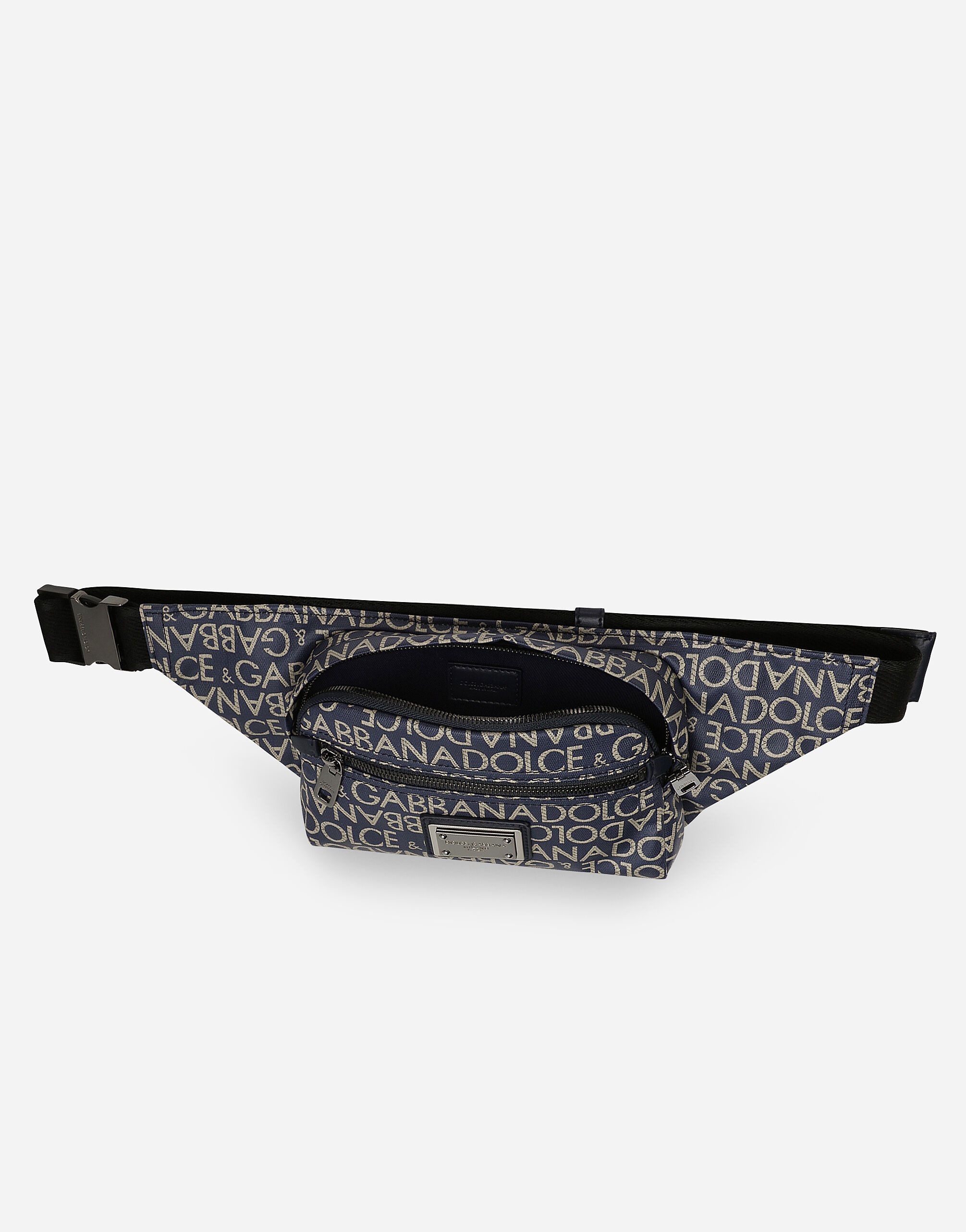 Small coated jacquard belt bag - 5