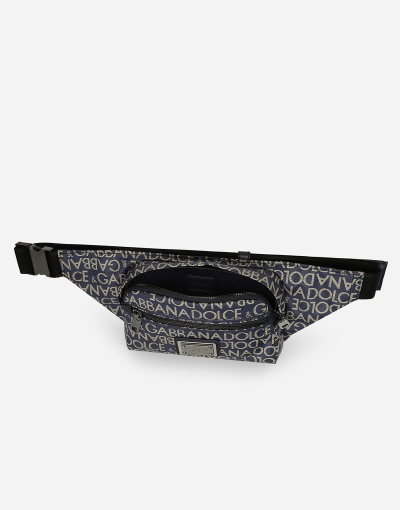 Small coated jacquard belt bag 5