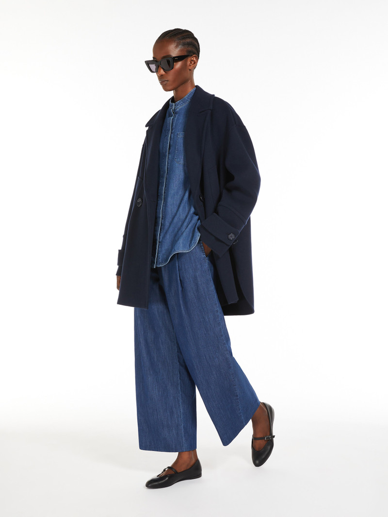 'S Max Mara SOPHIE Barrel-leg denim trousers outlook