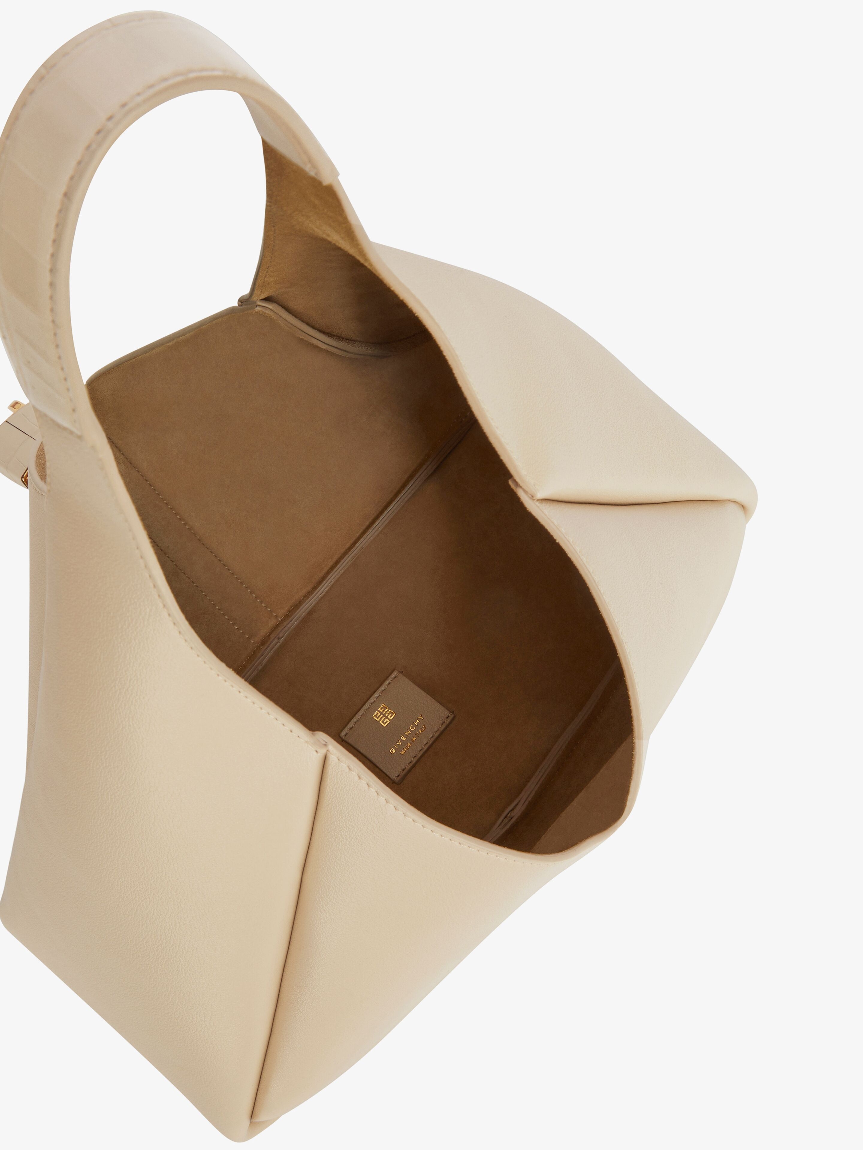 MEDIUM G-HOBO BAG IN GRAINED LEATHER - 6