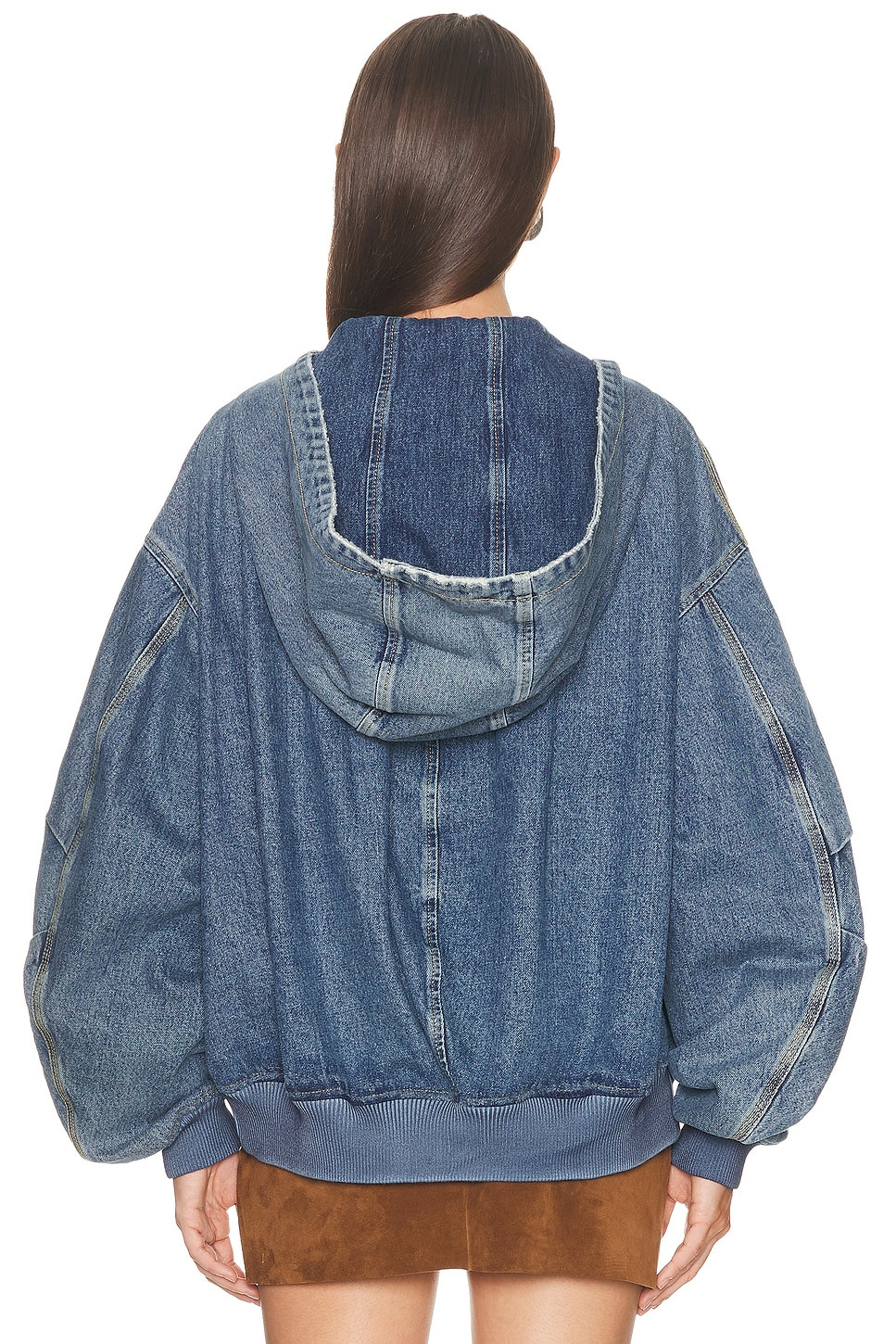 Denim Bomber Jacket - 3