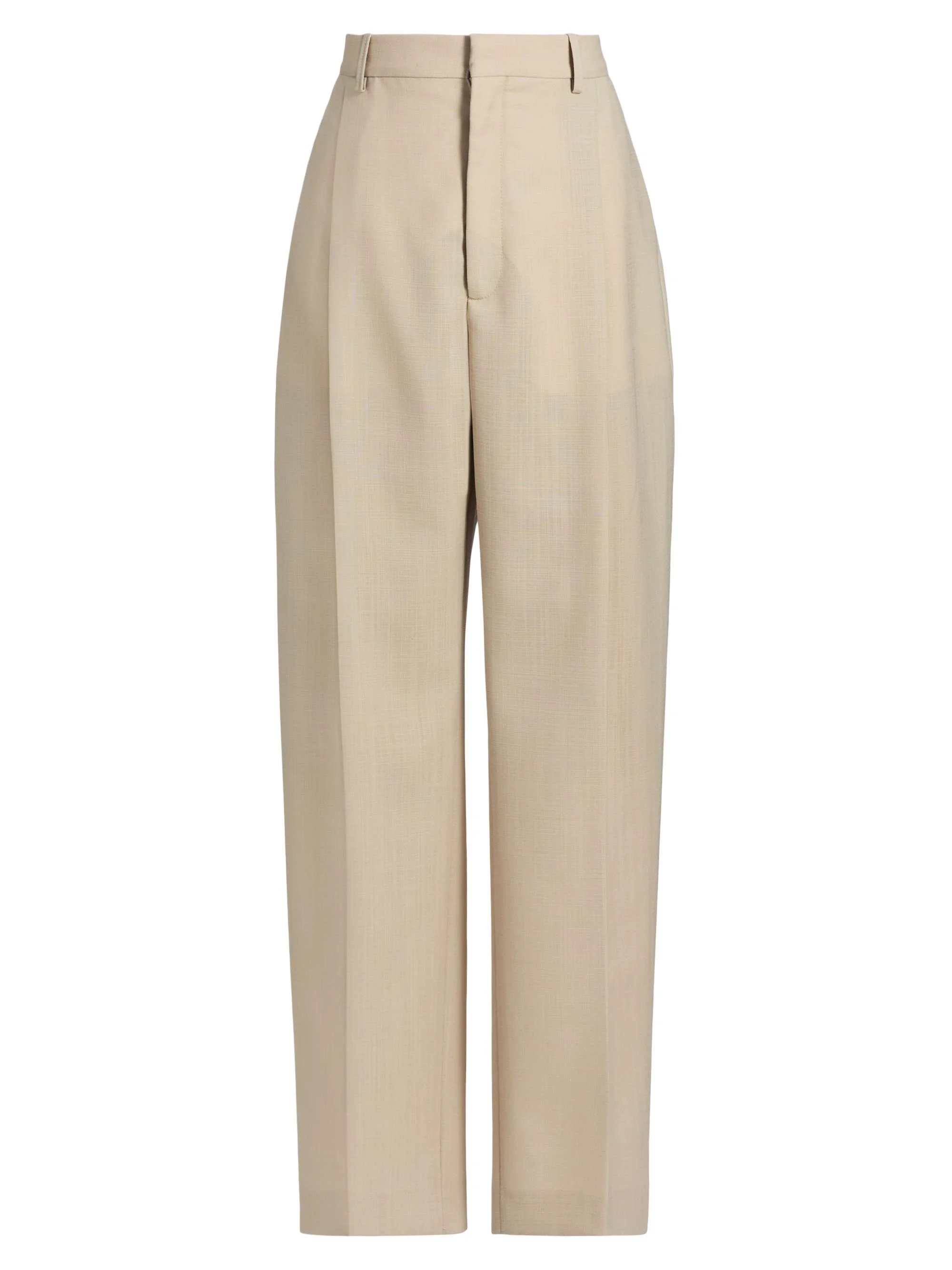 WARDROBE. NYC Women's Mid Rise Trousers - Sand - 1