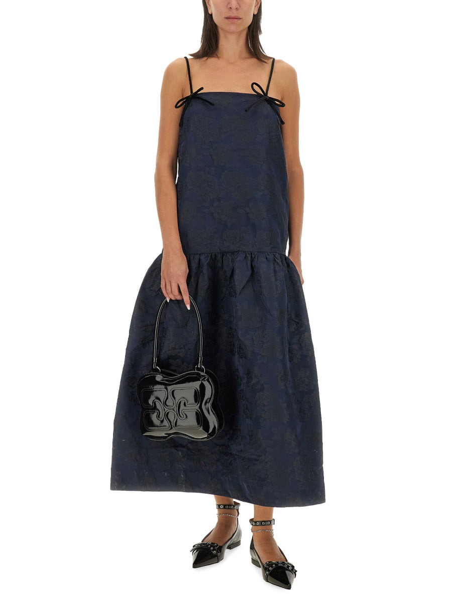 Ganni Women Jacquard Dress - 2