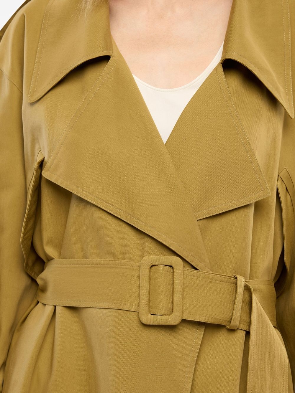 belted trench coat - 5
