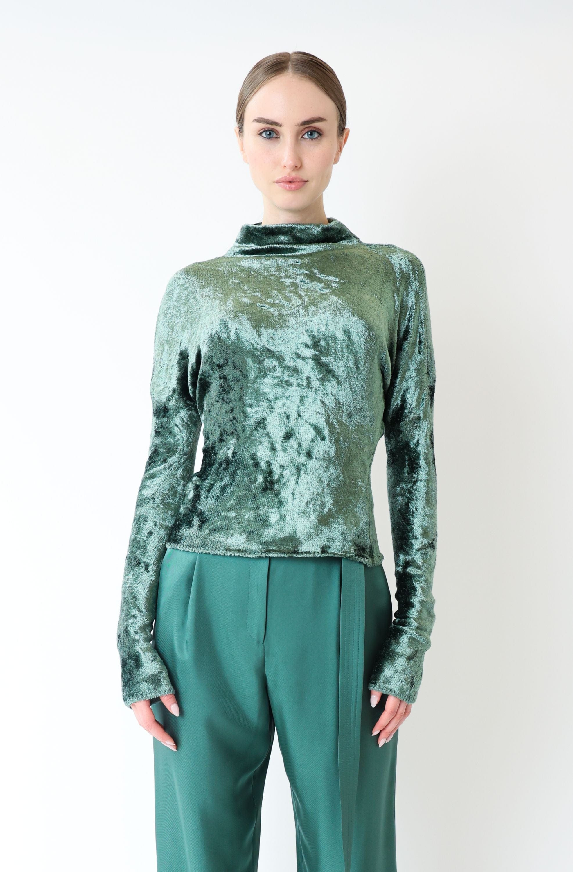 Velvet Dolman Top - 2