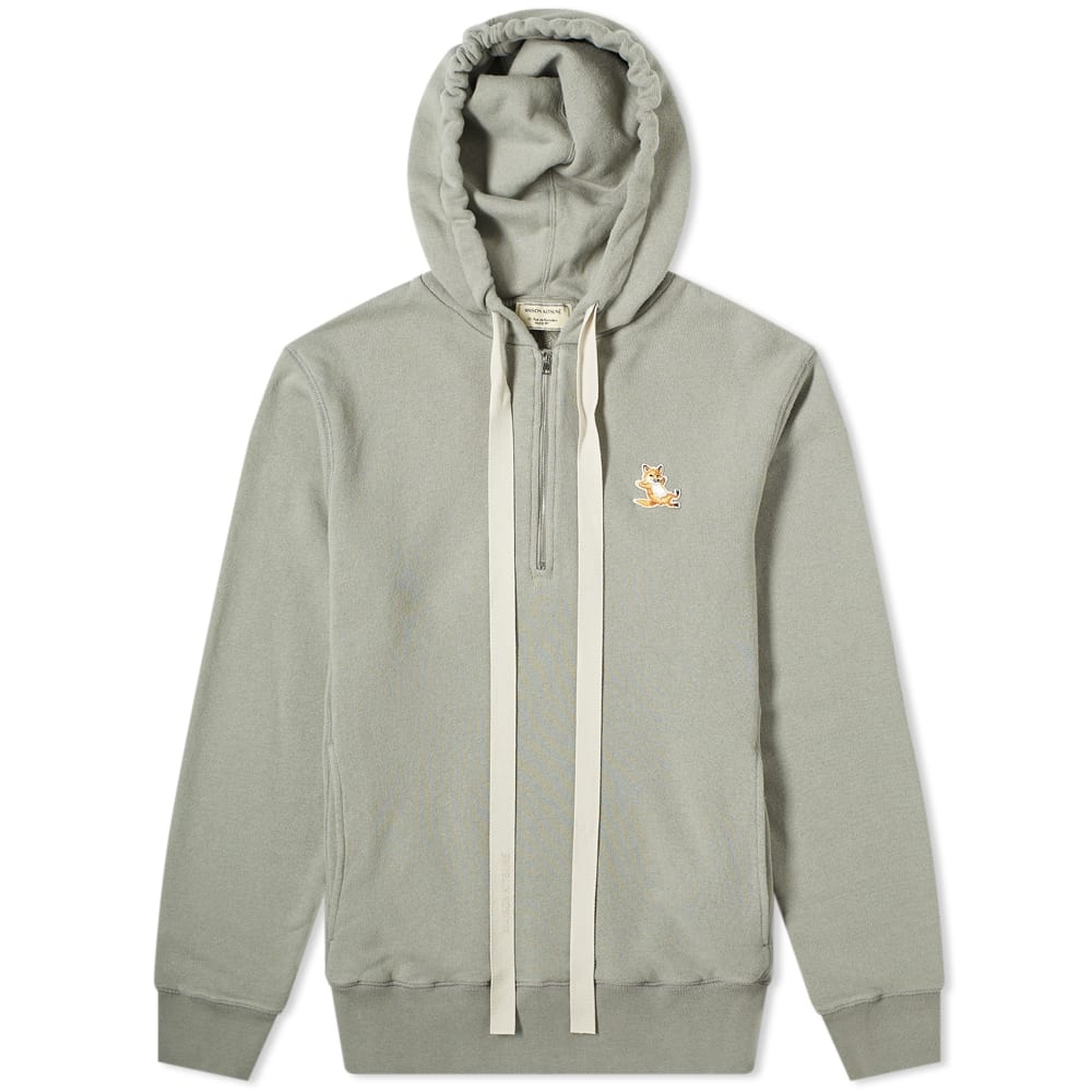 Maison Kitsuné Half-Zipped Chill Fox Hoody - 1