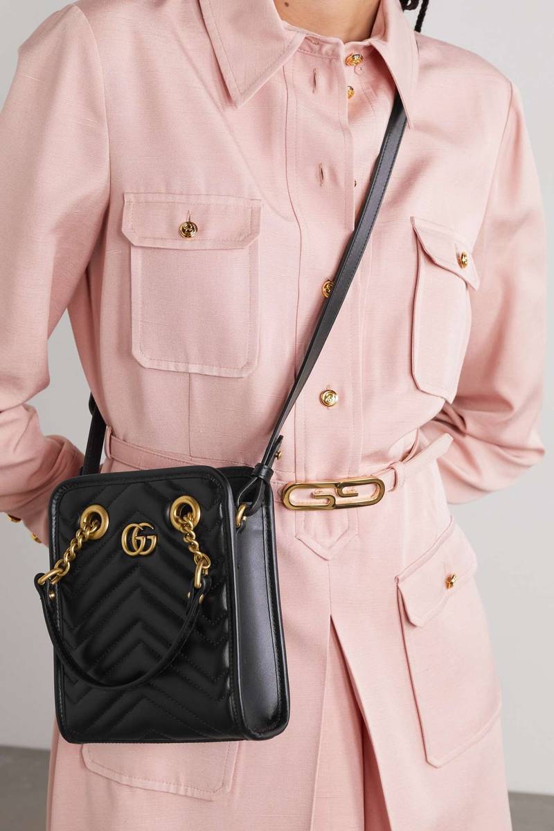 GUCCI GG Marmont 2.0 quilted leather shoulder bag outlook