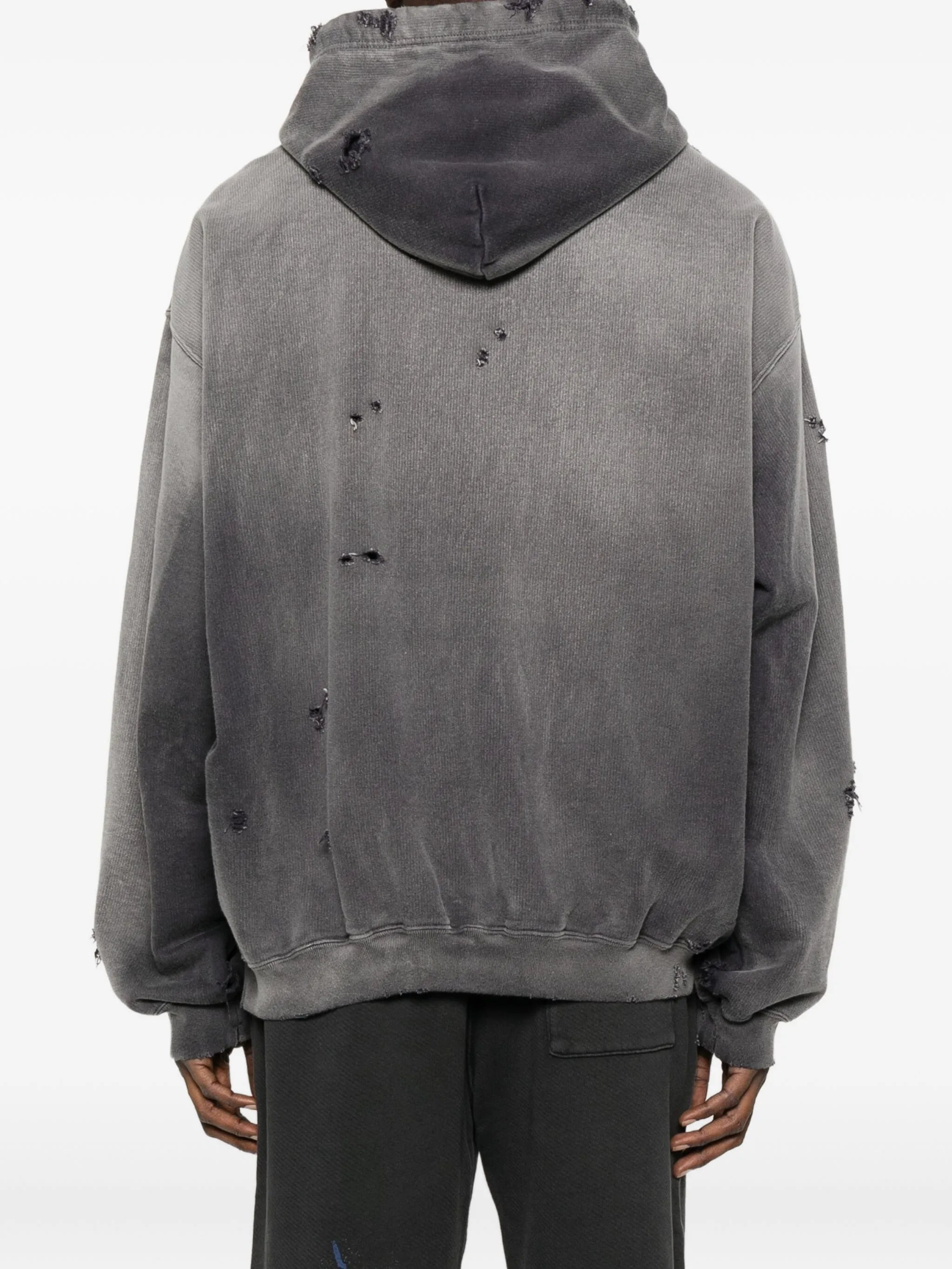 Maison Mihara Yasuhiro Distressed Cotton Hoodie - 2