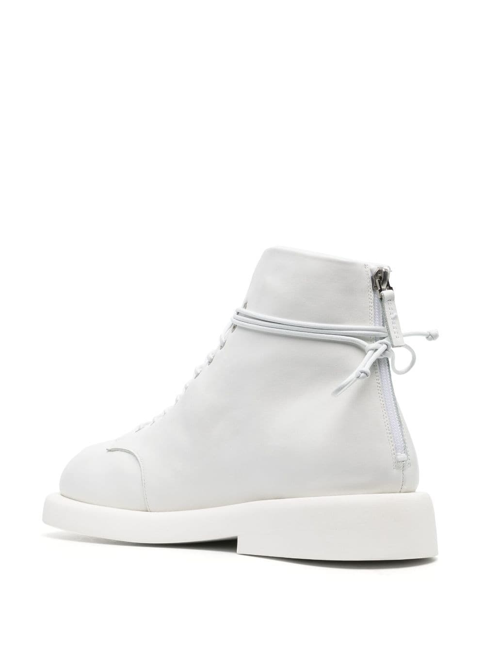 round-toe lace-up boots - 3