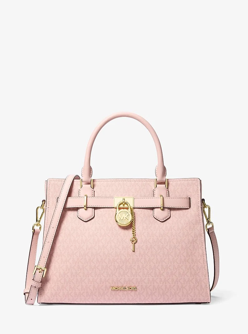 Hamilton Medium Signature Logo Satchel - 1