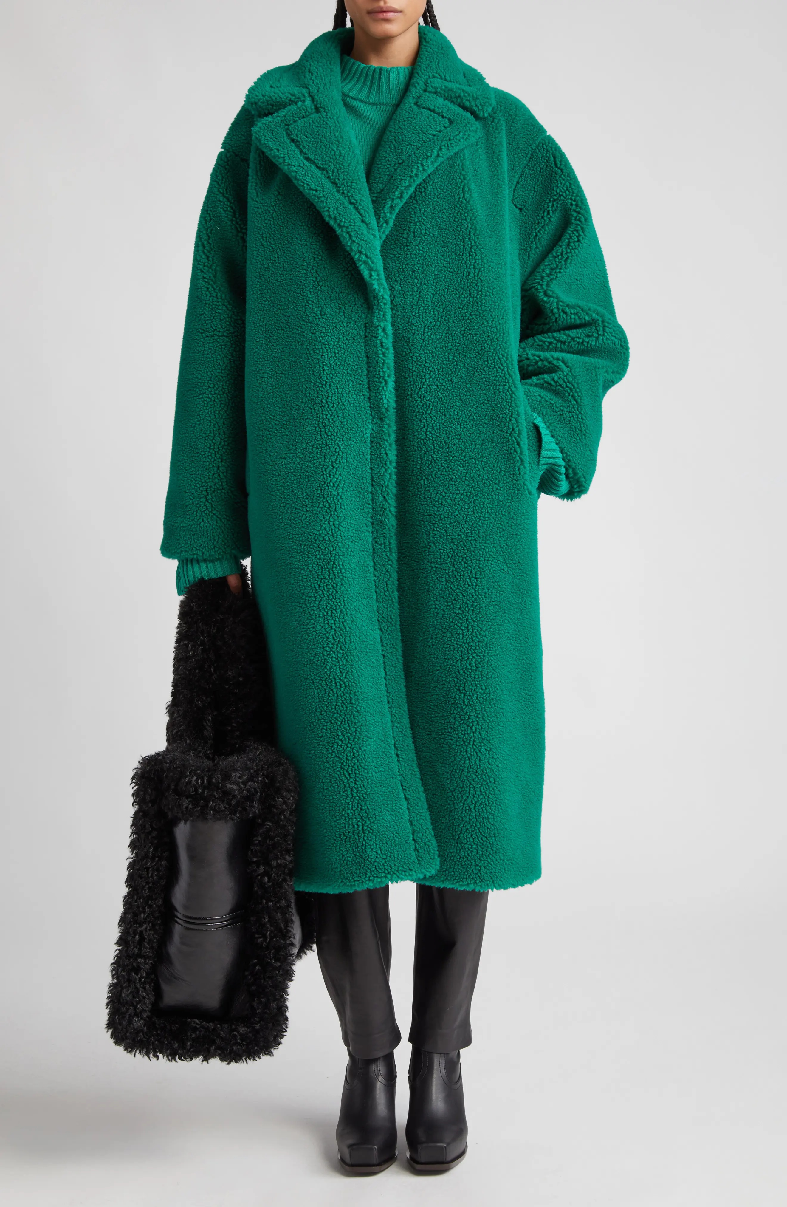 Maria Faux Shearling Coat - 1