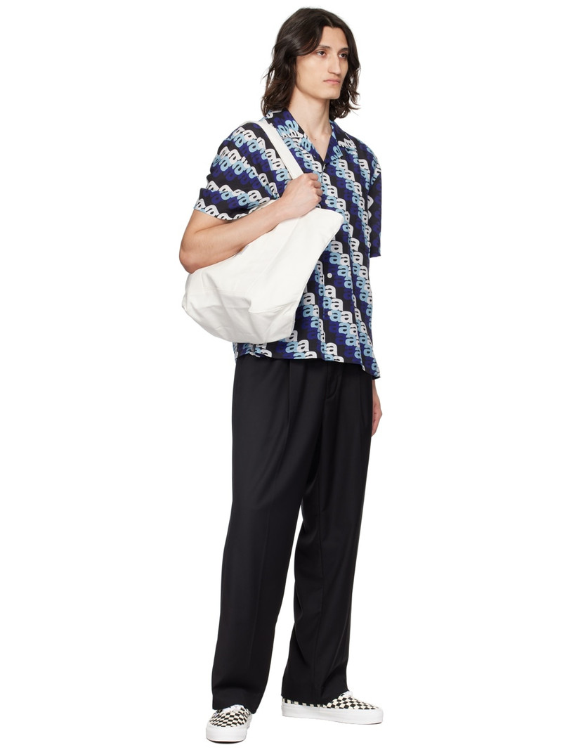 AWAKE NY Navy Printed Shirt outlook