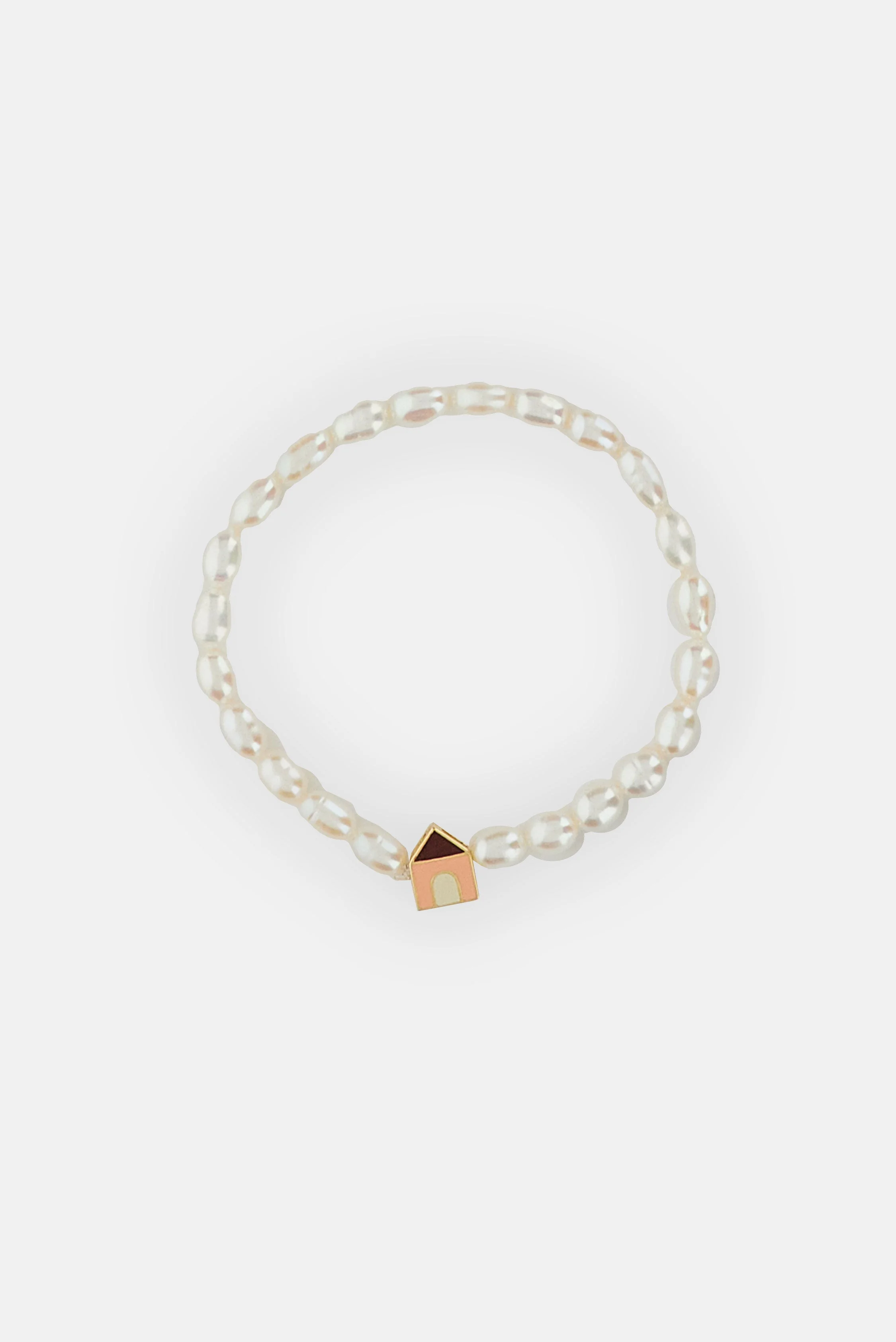 Casita Bold Pearl Enamel Bracelet - 1