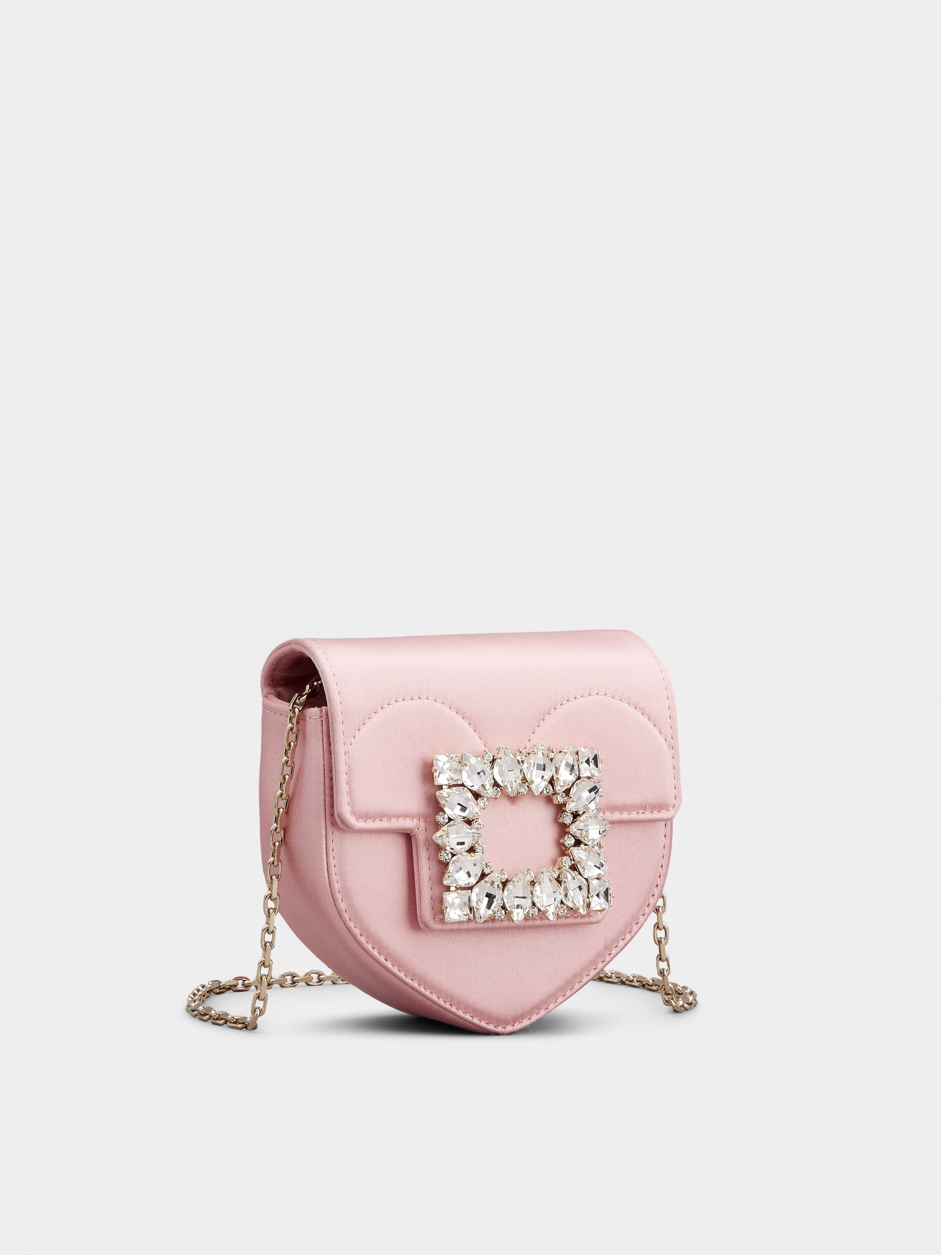 Roger Vivier Jewel Mini Flower Strass Colored Buckle Clutch Bag