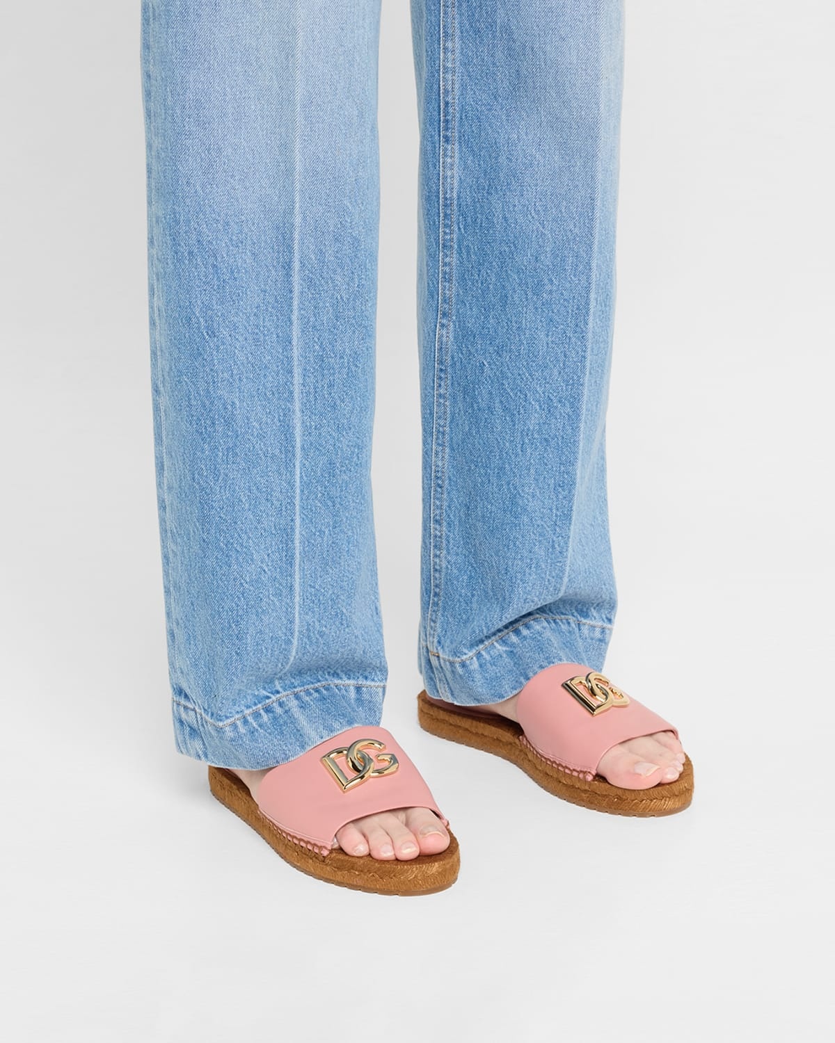DG Medallion Napa Espadrille Sandals - 2
