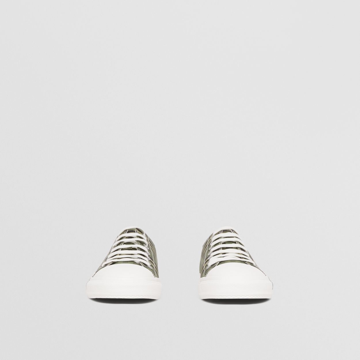 Logo Print Check Cotton Sneakers – Online Exclusive - 5