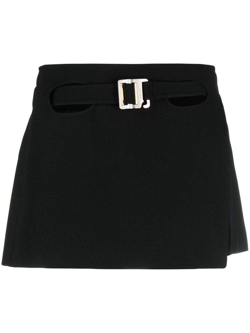 belted cutout miniskirt 1