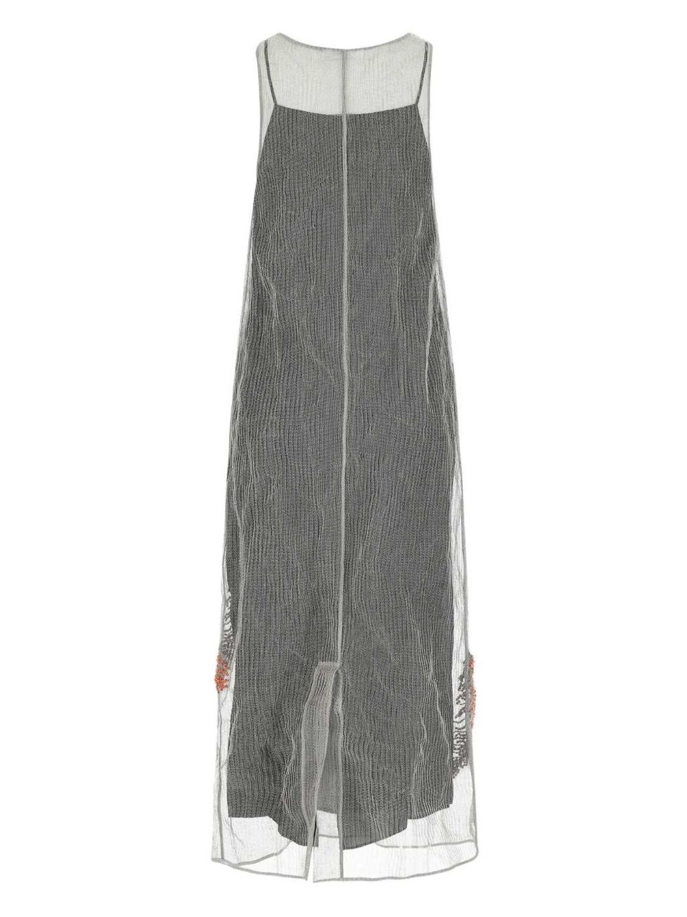 layered mesh dress - 2