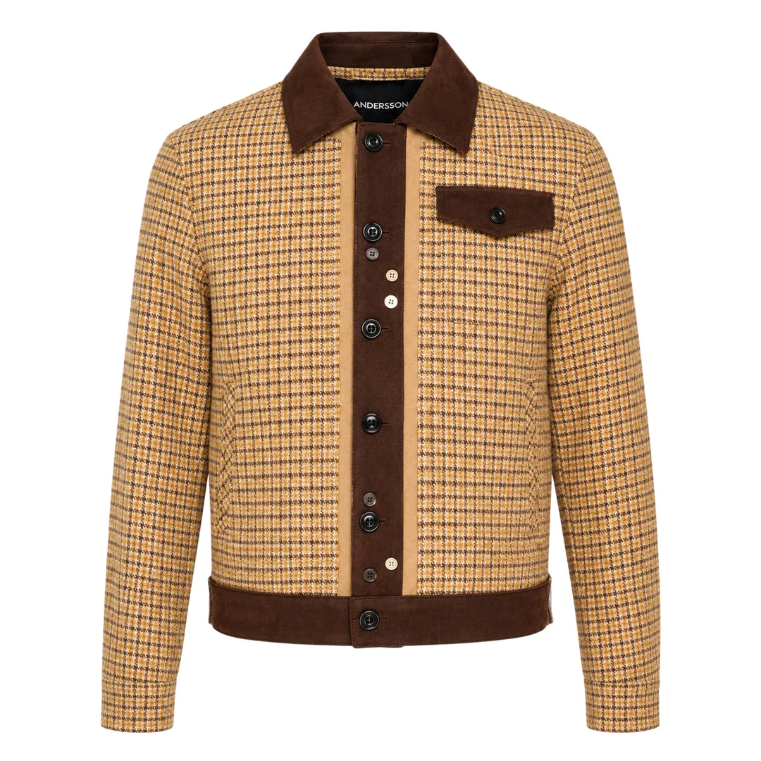 Japanese Tweed Trucker Jacket - 1