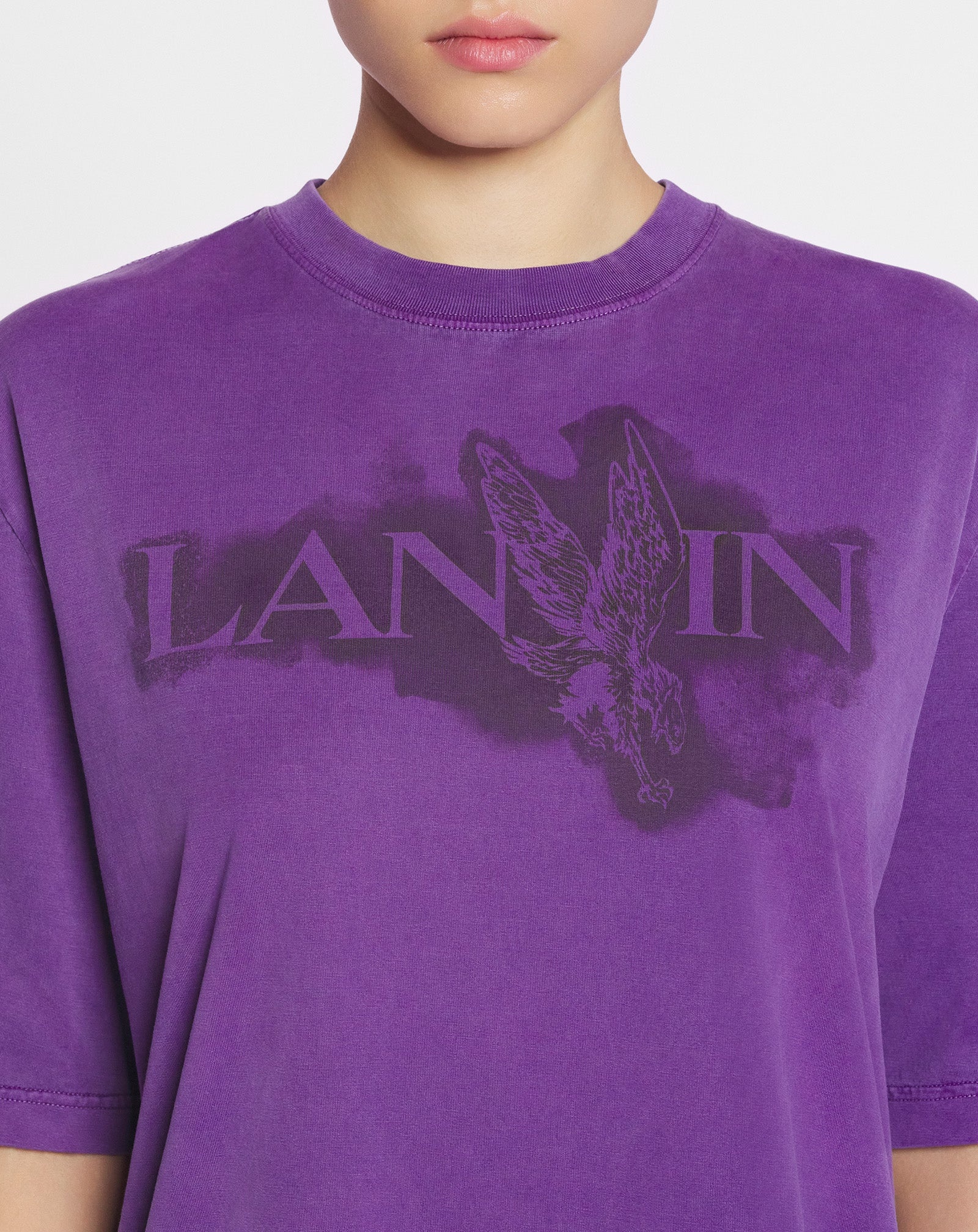 LANVIN X FUTURE CLASSIC EAGLE PRINT T-SHIRT - 9