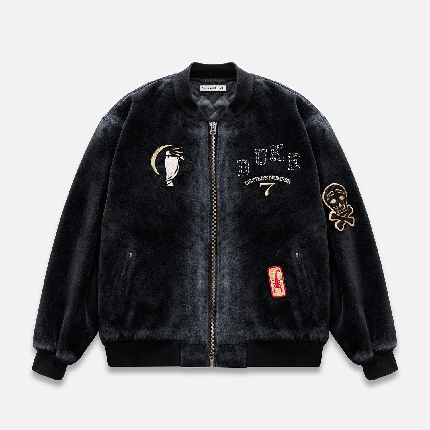 PD Lucky 7 Sunfade Black Souvenir Jacket - 1