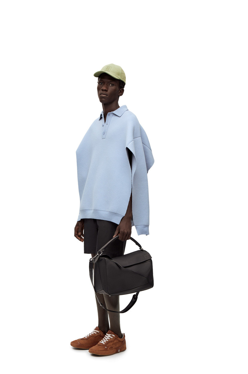 Loewe Open seam polo sweater in wool outlook