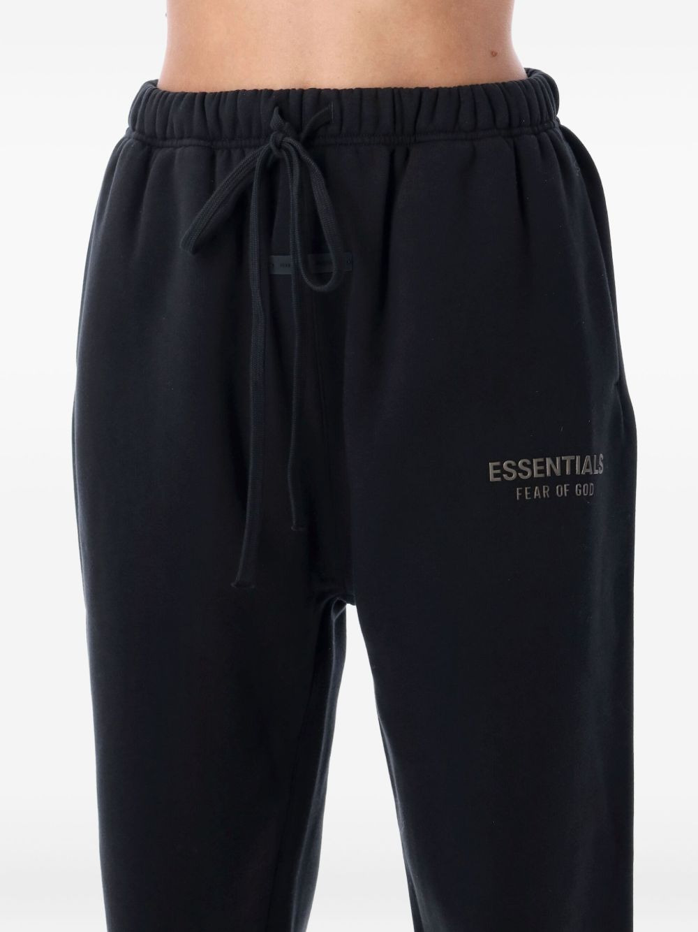 cotton-blend track pants - 3