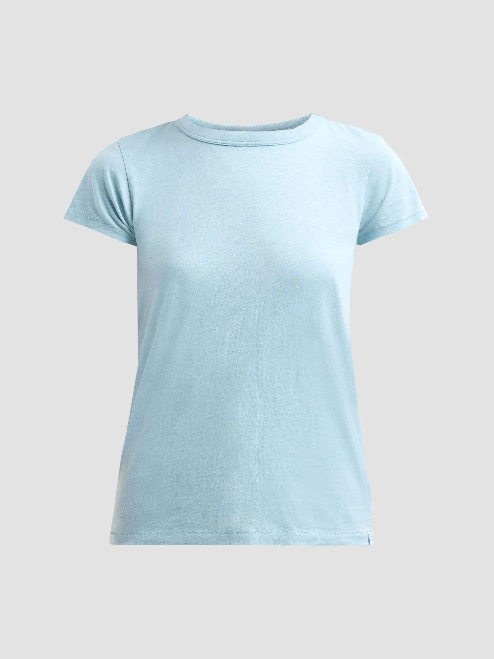 Women's The Slub Cotton T-Shirt - Teal Blue - 1
