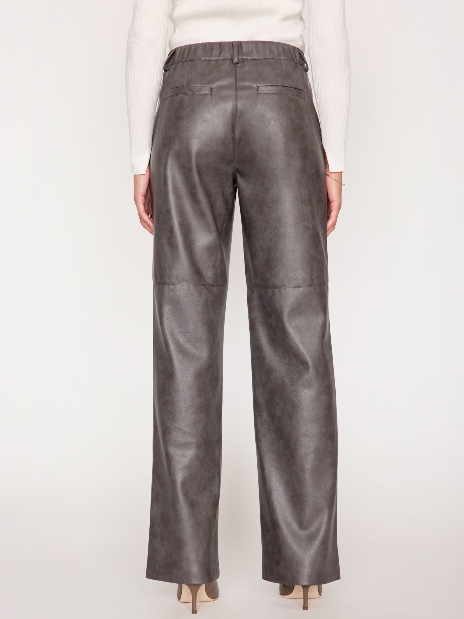 The Namari Vegan Leather Pant - 4