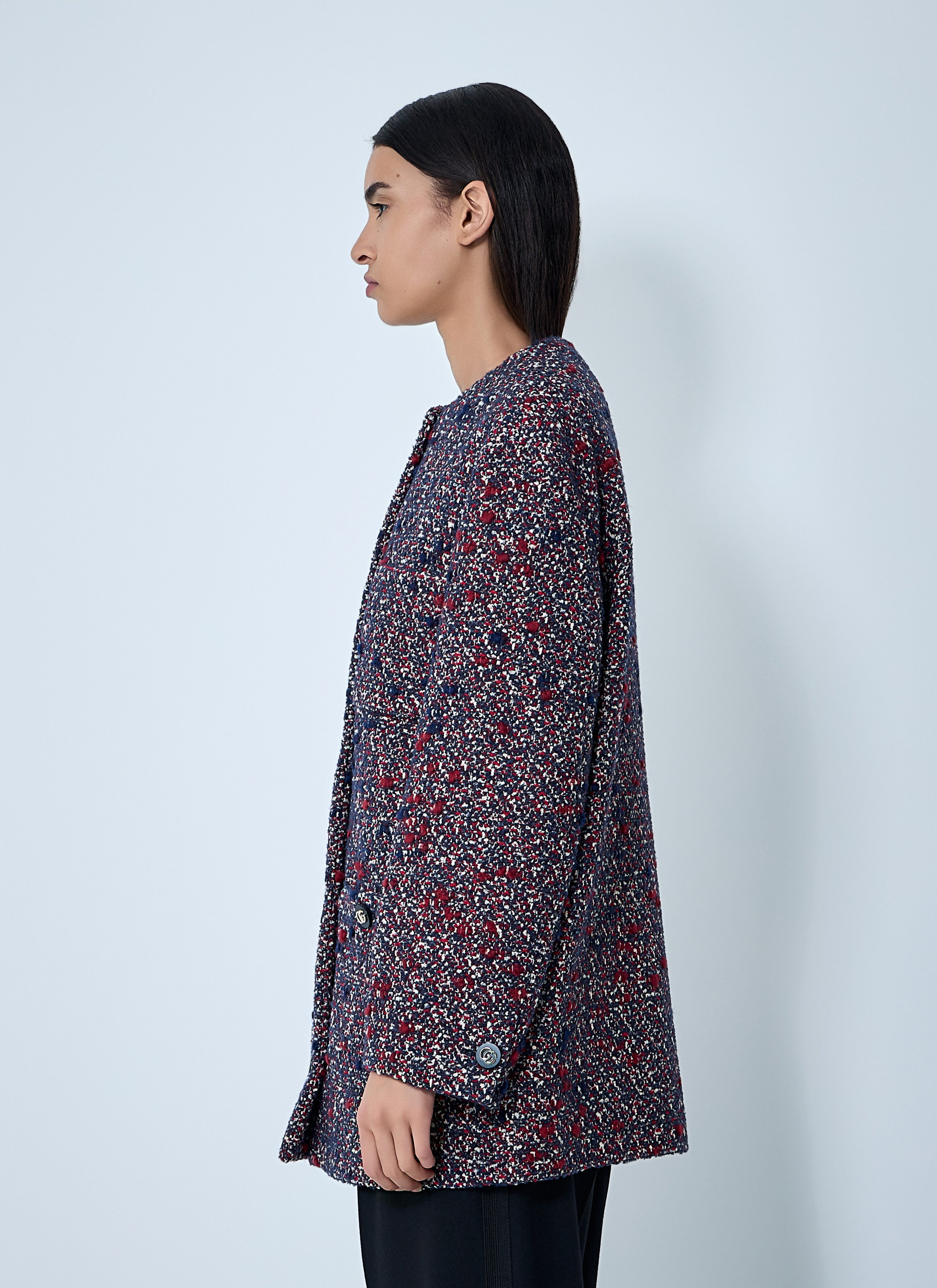Gucci Women Wool Boucle Jacket - 3