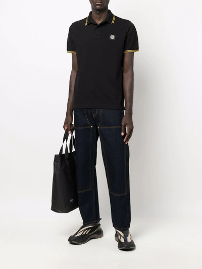 Stone Island Compass patch polo shirt outlook