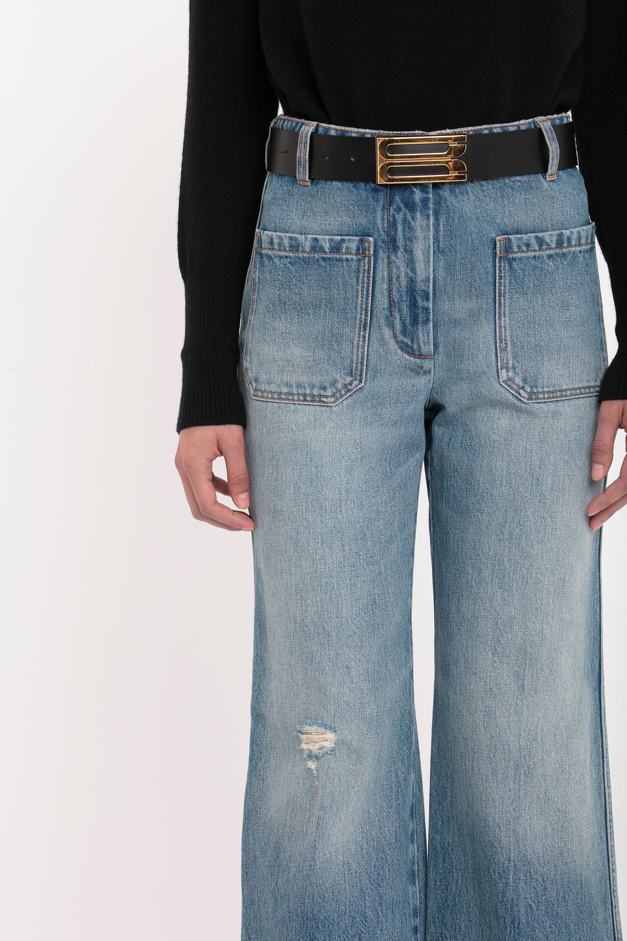 Alina Jean In Worn Blue Wash - 5