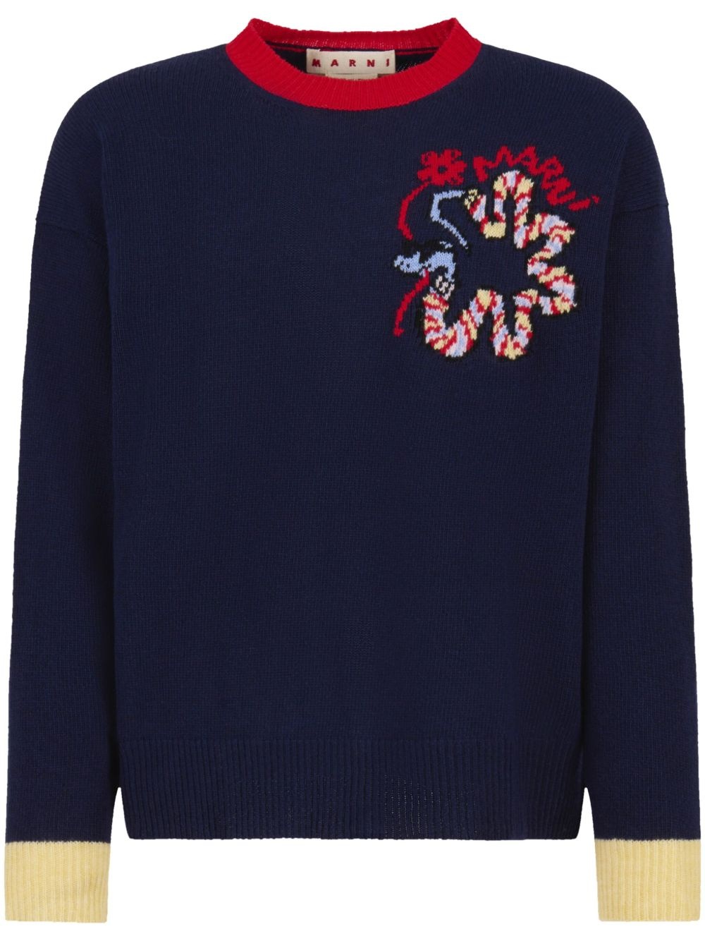 logo-embroidery jumper - 1