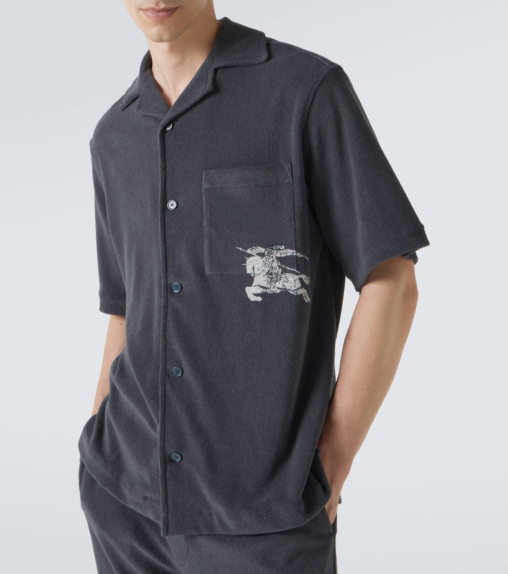 EKD cotton terry bowling shirt - 5