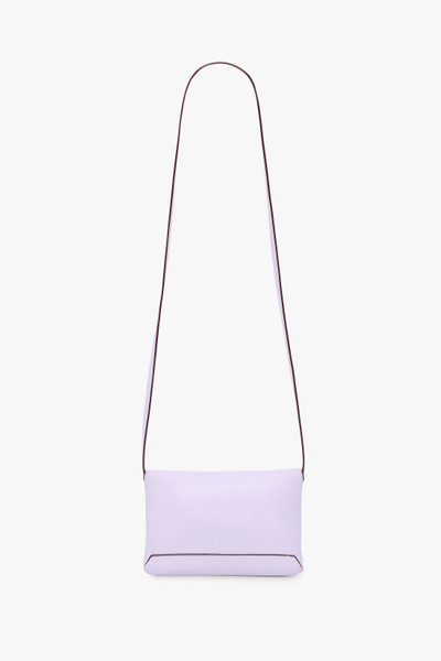 Victoria Beckham EXCLUSIVE Mini Chain Pouch With Long Strap In Lilac Leather outlook