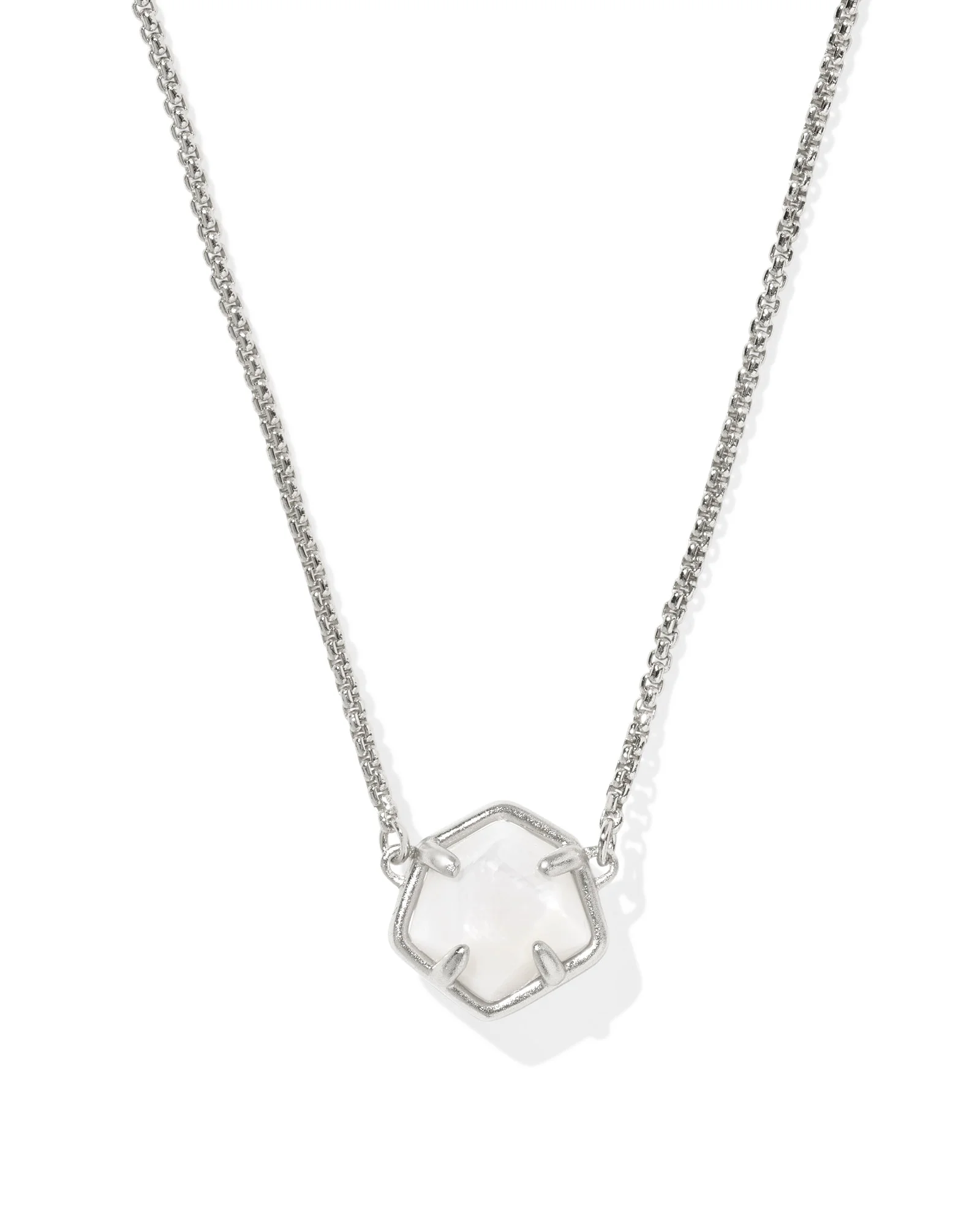 Jaxon Silver Short Pendant Necklace - 1