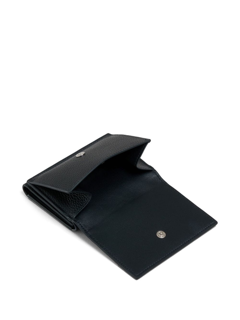 logo-embroidered leather wallet - 5