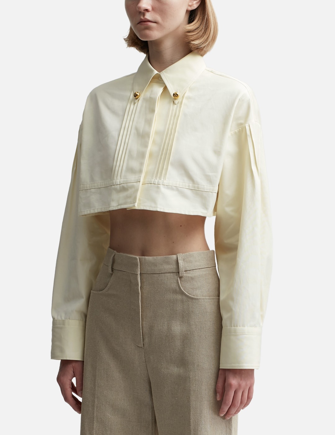 CROPPED POPLIN JACKET - 2