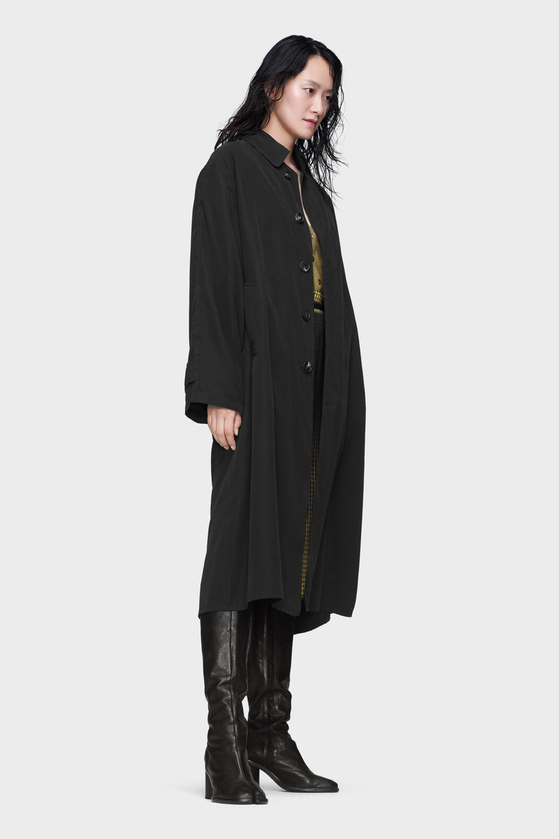 Peached cotton trench coat 3