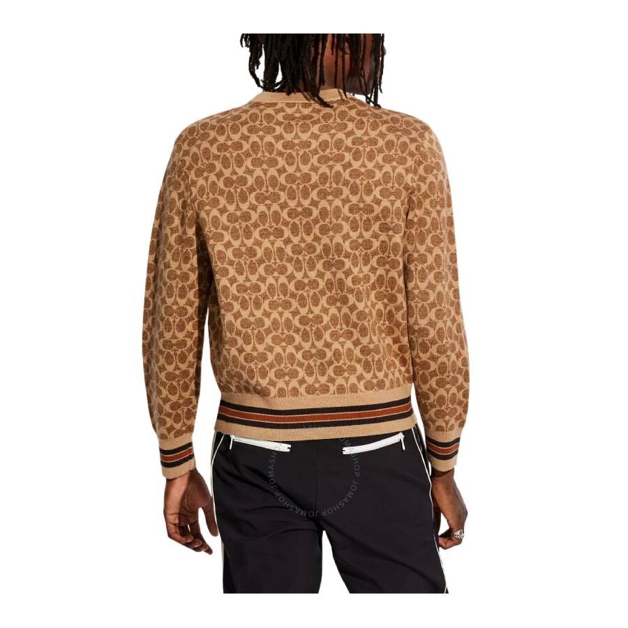 Coach Signature Long Sleeve Sweater, Size X-Small - 3