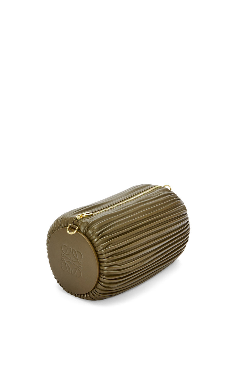 Large Bracelet pouch in pleated nappa 3