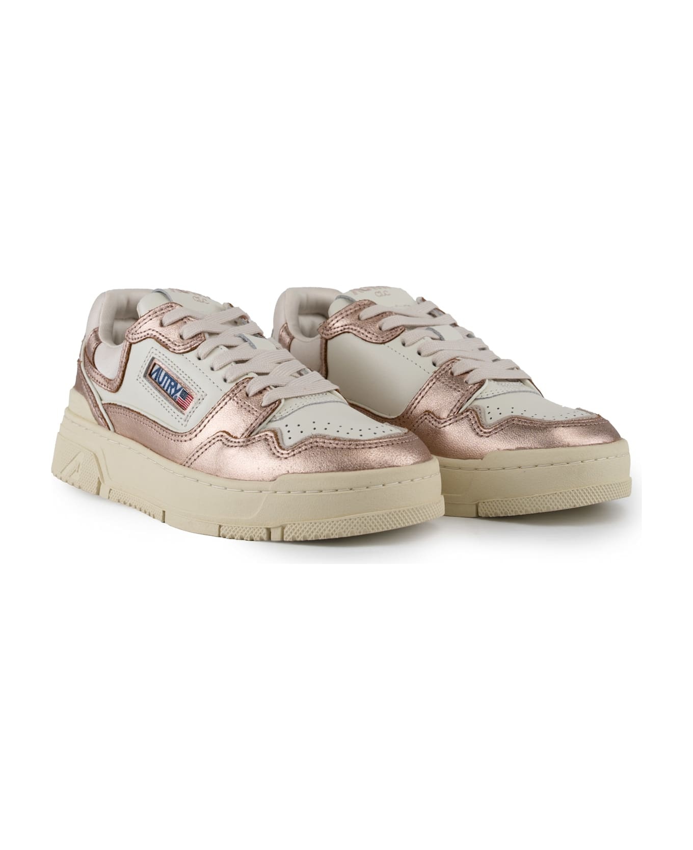 Autry Clc Sneakers In Metal Leather - 4
