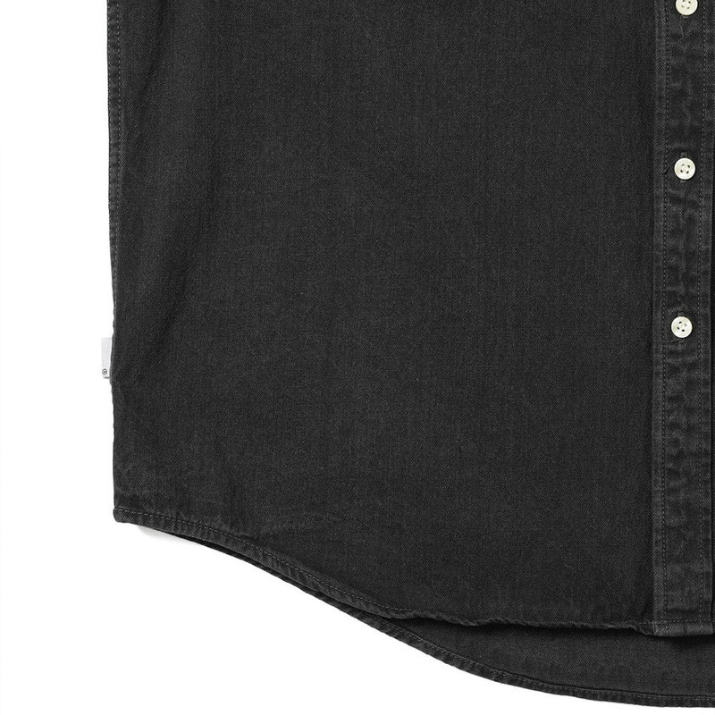thisisneverthat | Washed Denim Shirt 'Black' 4