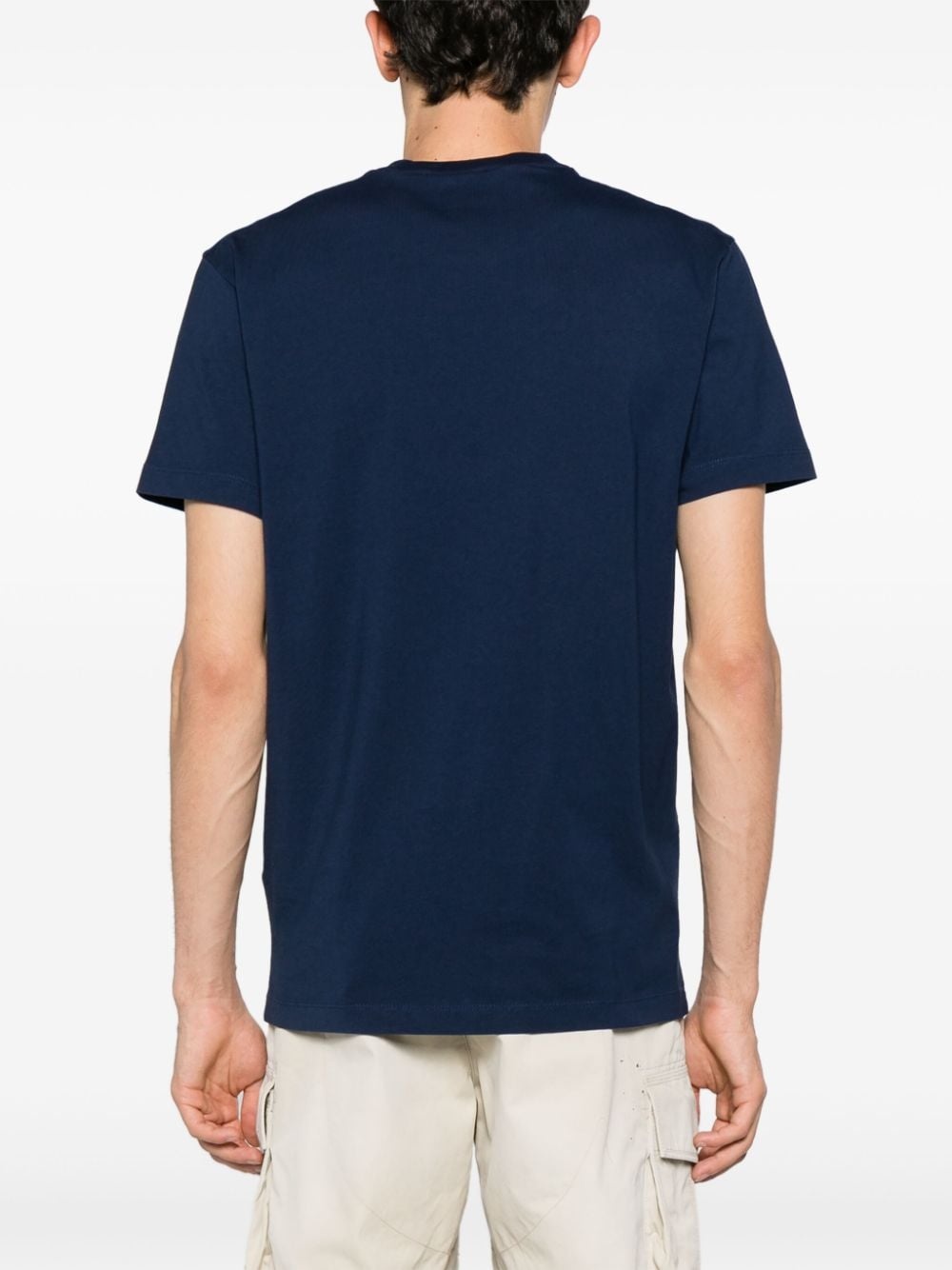 logo-appliquÃ© cotton T-shirt - 4