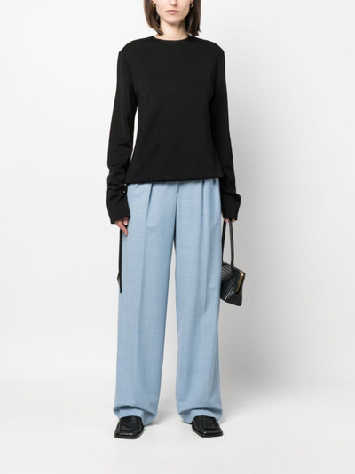 Jil Sander zip-up extra-long sleeve sweatshirt outlook