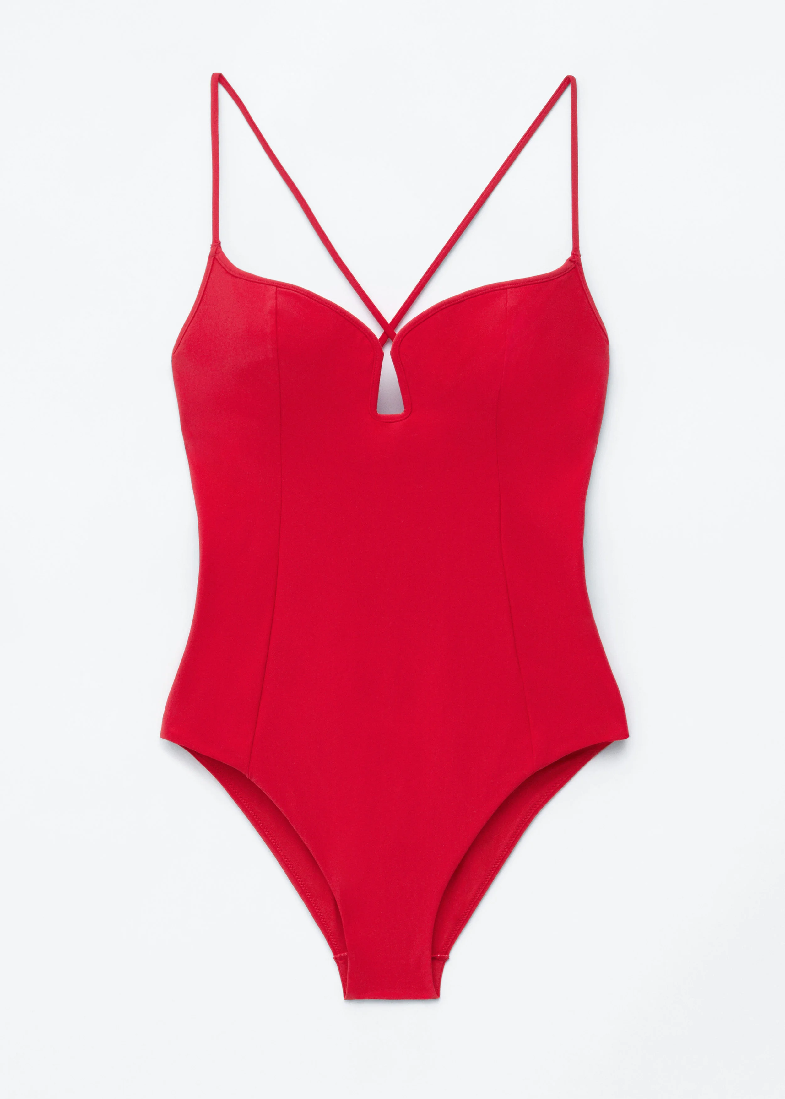 Triangle-Cut Swimsuit - 1