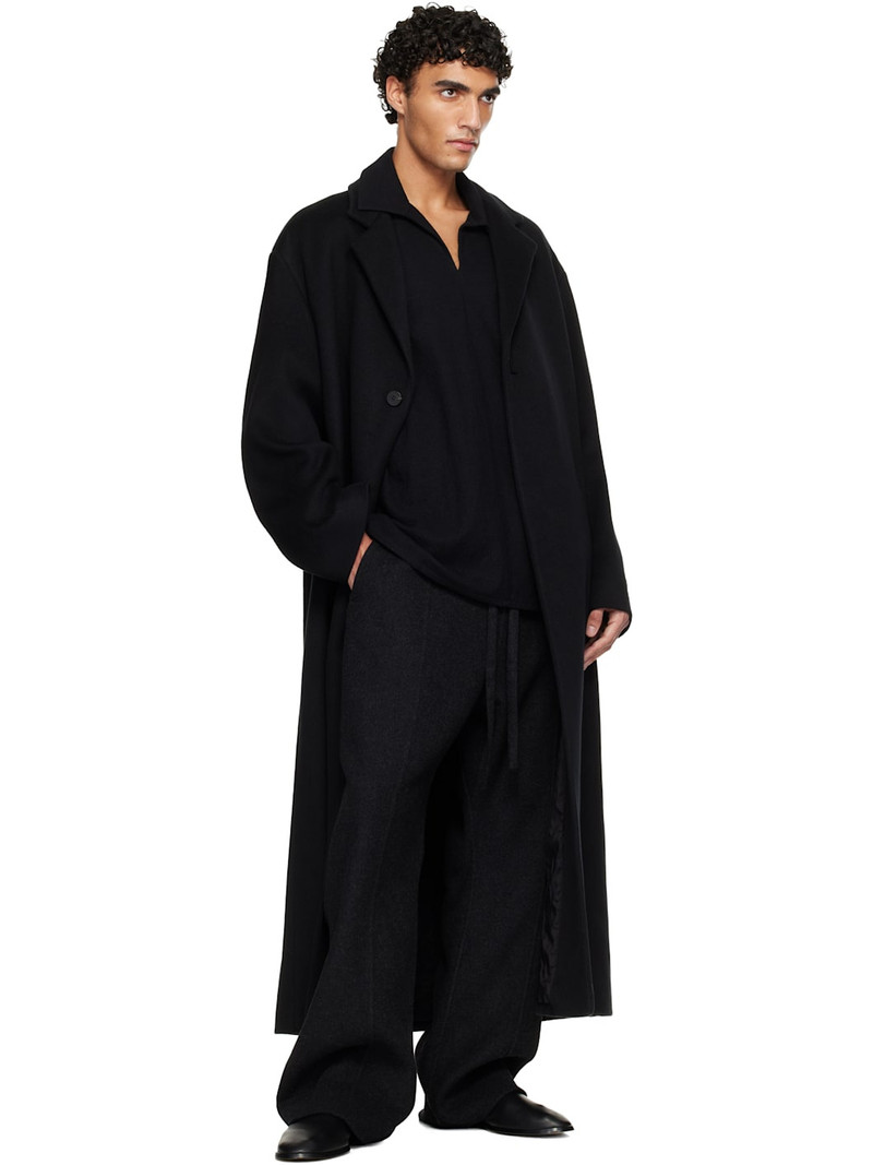 Fear of God Black Wool Cashmere Drawstring 70's Trousers outlook