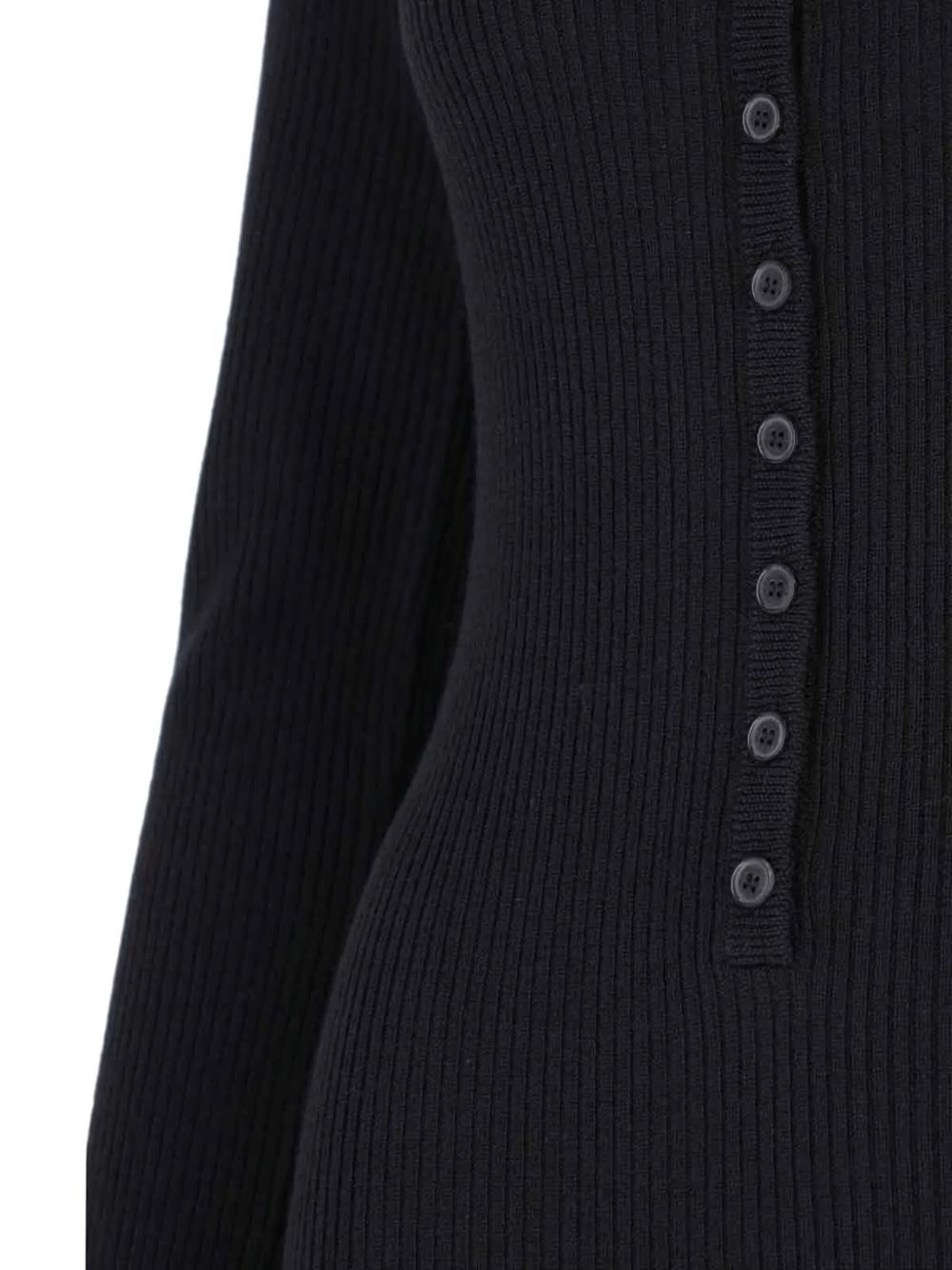 Roxy ribbed button-front maxi dress - 4