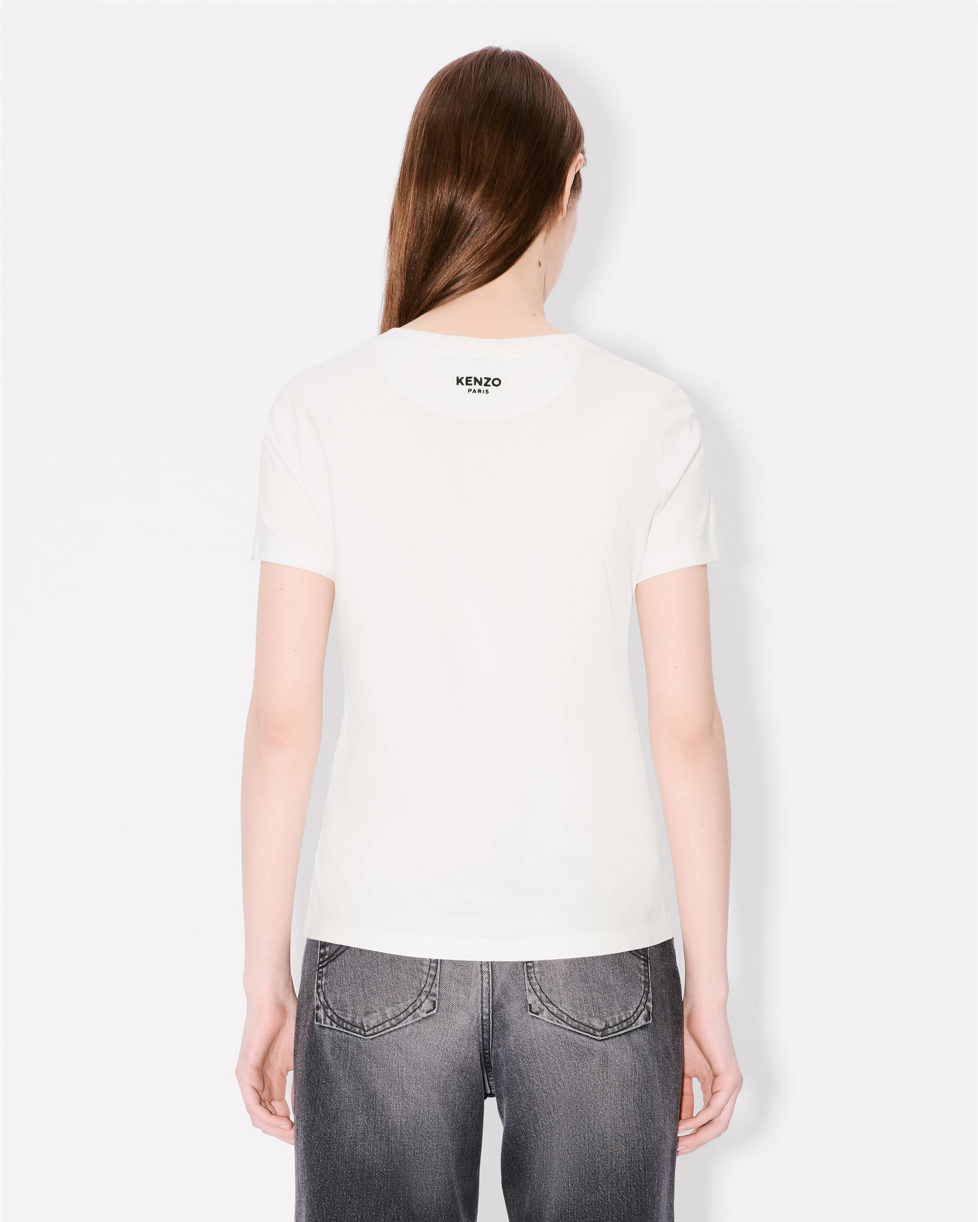 'Boke Flower' embroidered T-shirt in cotton - 4