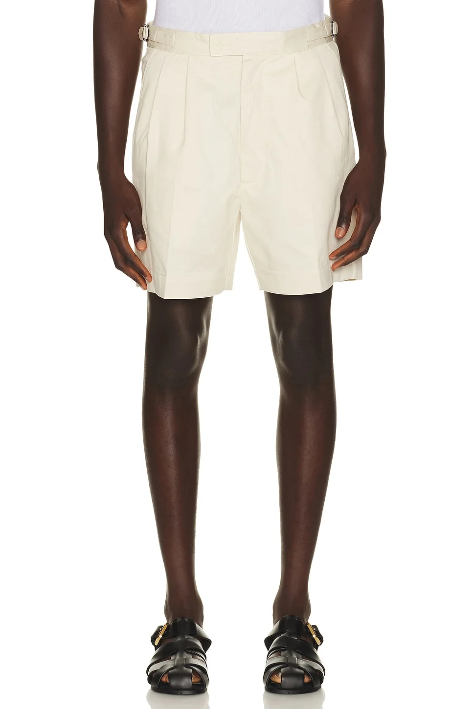 Blake Double Pleated Shorts - 1